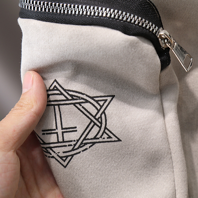 7090 traje de primavera para niños 2025 nueva chaqueta con capucha de primavera para niños ropa deportiva de primavera de dos piezas de moda