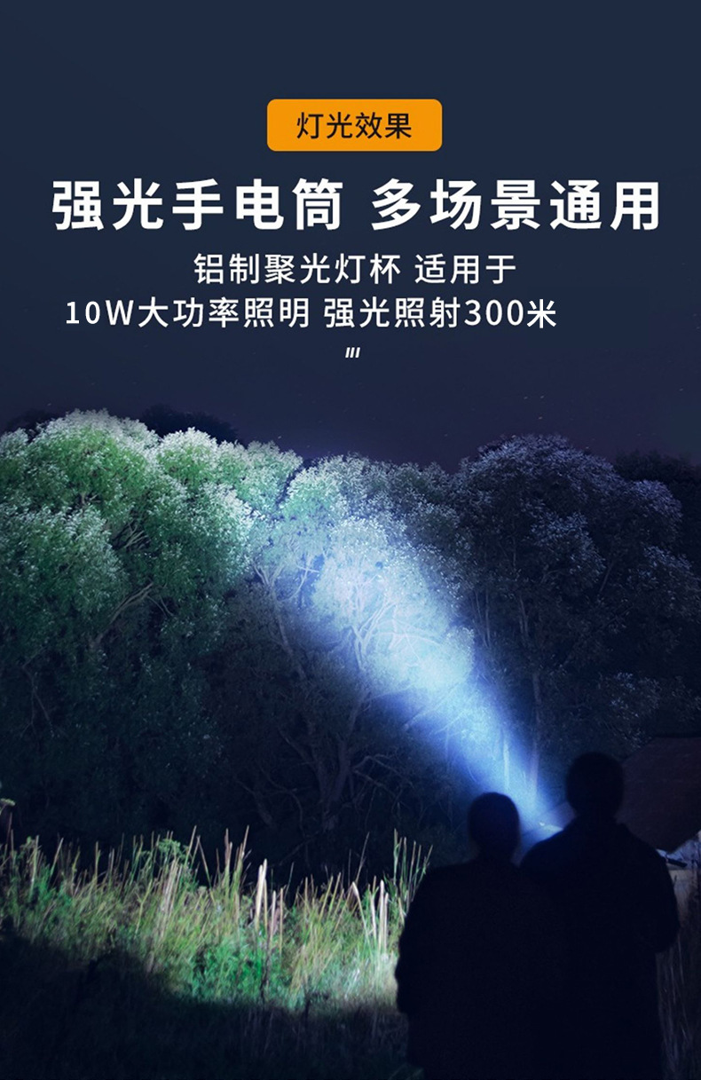 Cross-Border Multifunctional Self-Rescue Safety Hammer, Window-Breaking Flashlight, Solar Charging Compass, Ten-In-One Multifunctional Tool