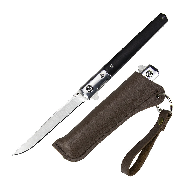 高硬度野营户外战术多功能折叠口袋水果刀小刀具折叠刀钢头神笔刀