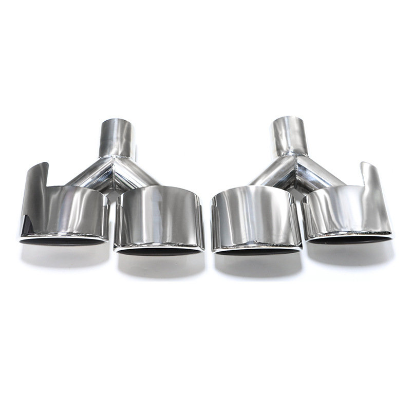 Suitable for Mercedes-Benz Exhaust Pipe Modification W204C-Class C63 Four-Out Oval C260C200C300 Silencer Mouth