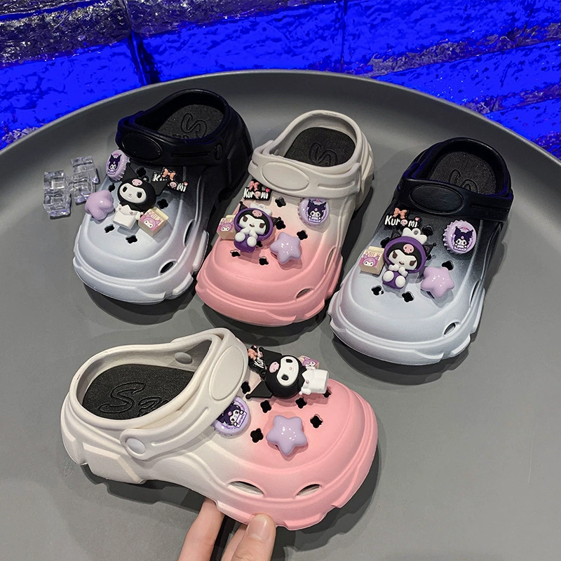 Summer beach slippers, gradient, soft sole, for teenagers