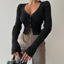 YL24317MHO�Ը�u��ë֯����ŷ��Ůװ�＾�¿�������ɫ�ſ۳���T��