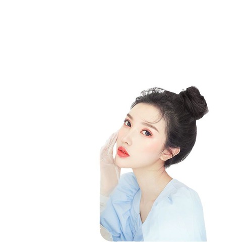 Round bun hairband for women, fluffy 3D hydrangea hair style lazy bun pack sweet age-reducing fashion hairband straight hairband wholesale