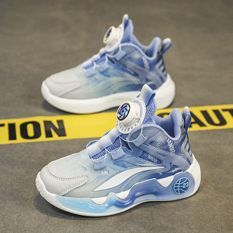 Обувь для мальчиков лето 2025 новый детский вращающийся баскетбольный кроссовок