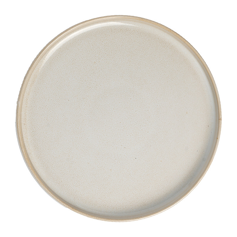 Platos de cerámica retro de estilo japonés, restaurante exquisito de alta calidad, bistec, plato de pasta, postre, plato de dim sum, vajilla para el hogar