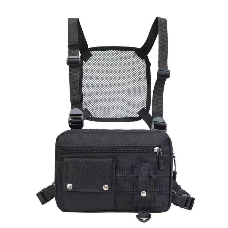 MOLLE腹帯型チェストバッグ、チェストパック、CS野戦用拡張アクセサリーバッグ、多機能撮影バッグ、軽量で通気性のあるバックパック|undefined