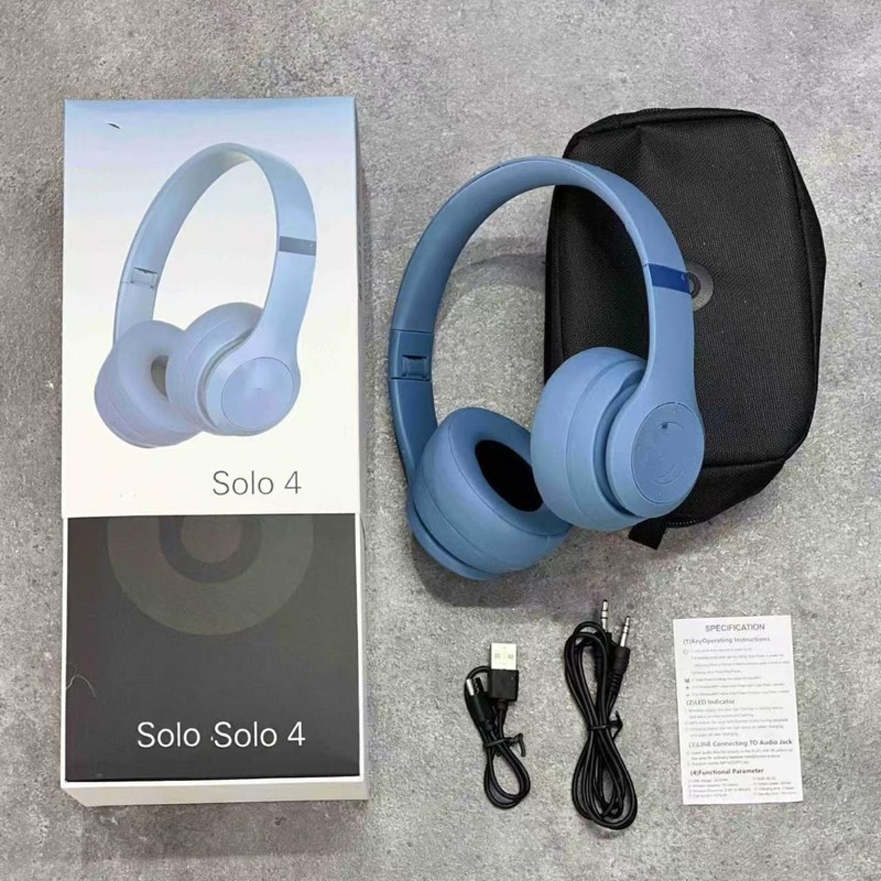 クロスボーダー新型Solo4ヘッドセットbluetoothヘッドセット弾窓付き折りたたみ収納バッグ重低音無線ヘッドセット|undefined