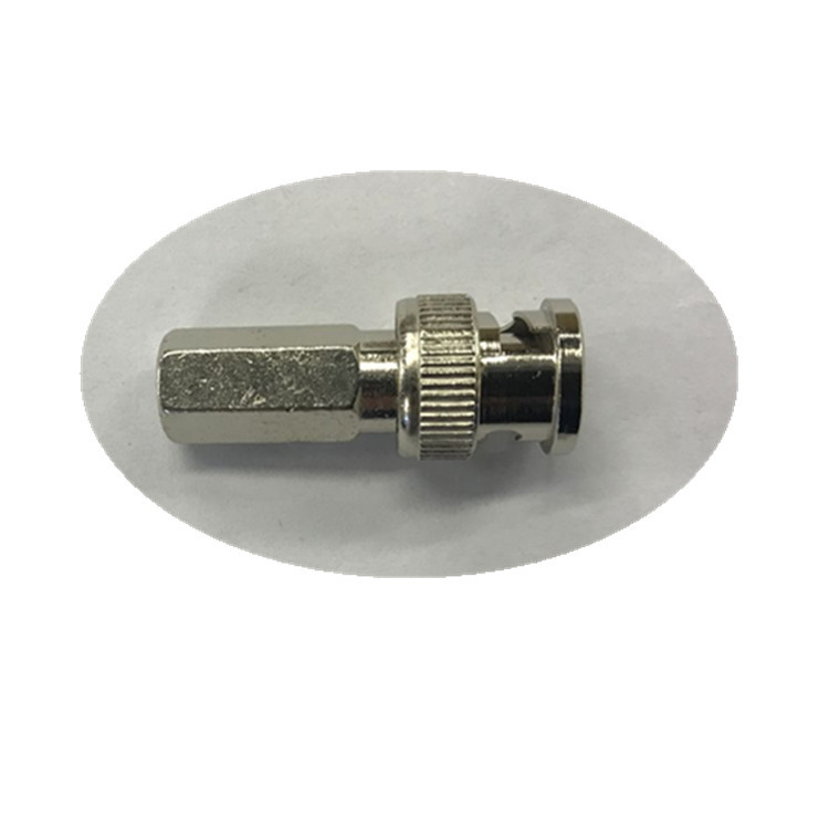 BNC公头转六角接头 BNC公转内螺纹-4F头 Connector BNC六角连接头