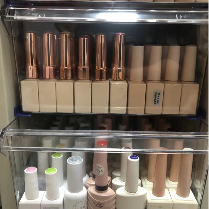 File cabinet home makeup storage cabinet manicure flat bottom…