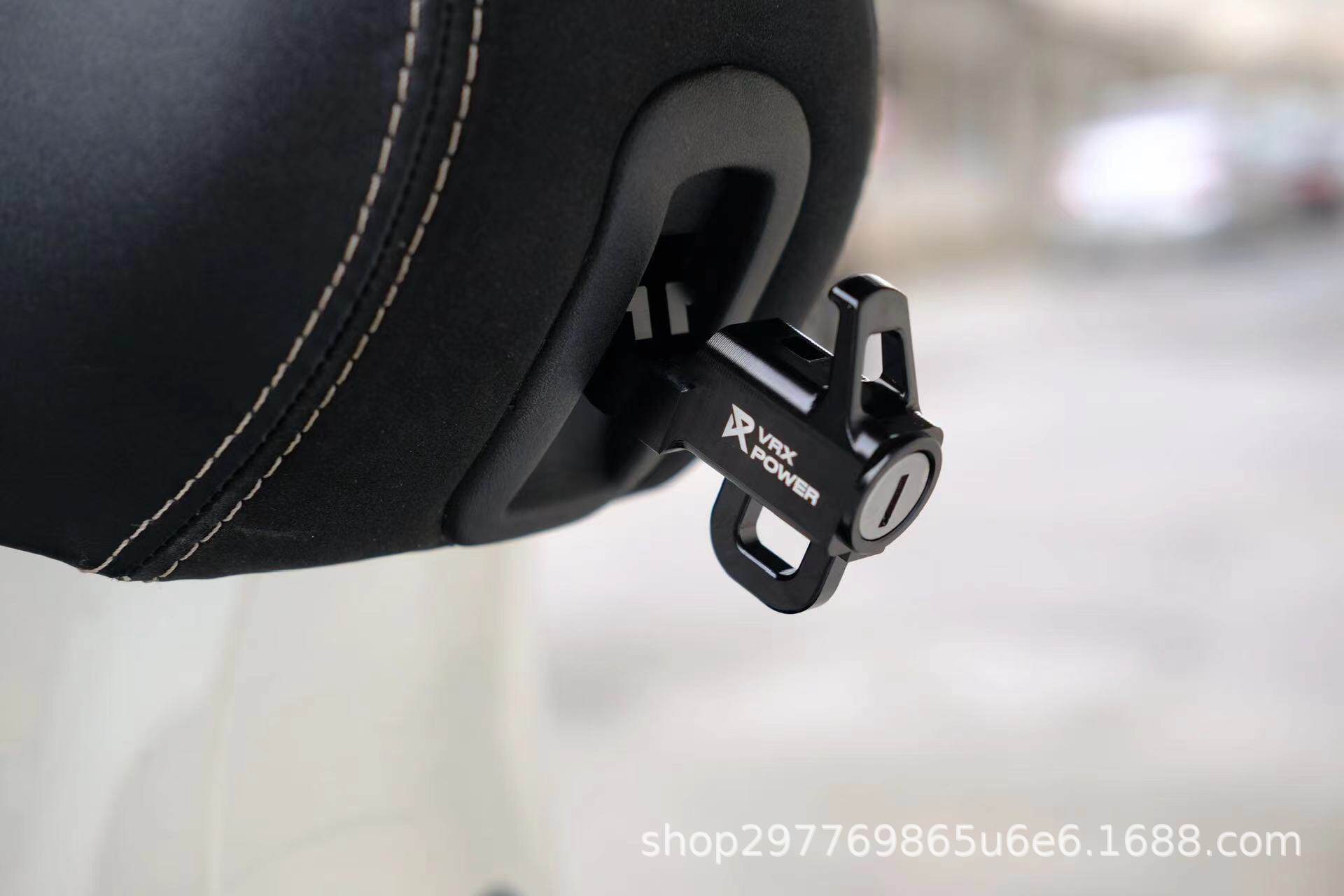 Suitable for Vespa Spring Sprint 125 150, modified VRX aluminum alloy seat cushion, original position replacement helmet lock