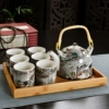 Qingming Shanghe Tu, с подносом, 8 шт.