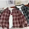 Burgundy shirt