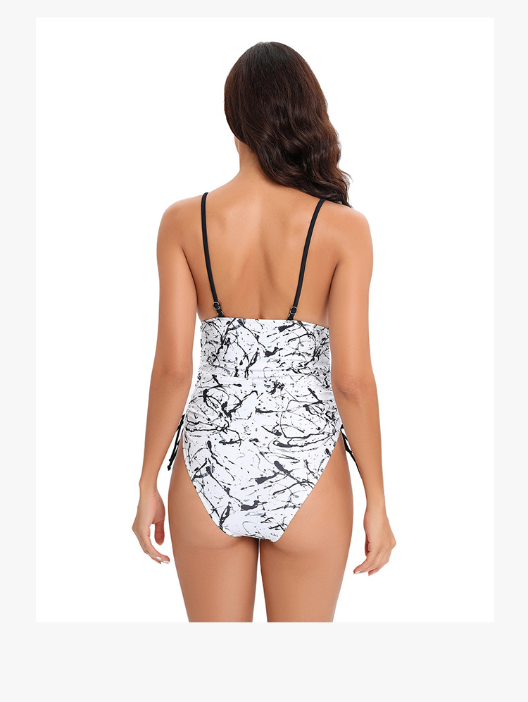 2024 swimsuit jumpsuit new split multi-color printed women's bikini_voghion.com
