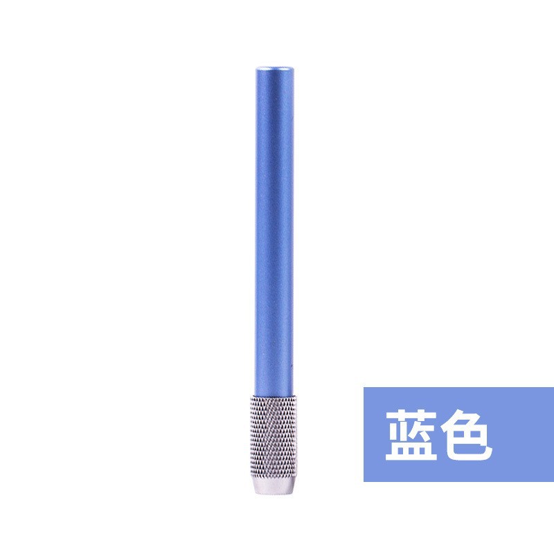 Venta al por mayor de color de metal de varilla de una sola cabeza extensor de lápiz dispositivo de alargamiento de lápiz conector de la pluma cepillo de varilla de alargamiento