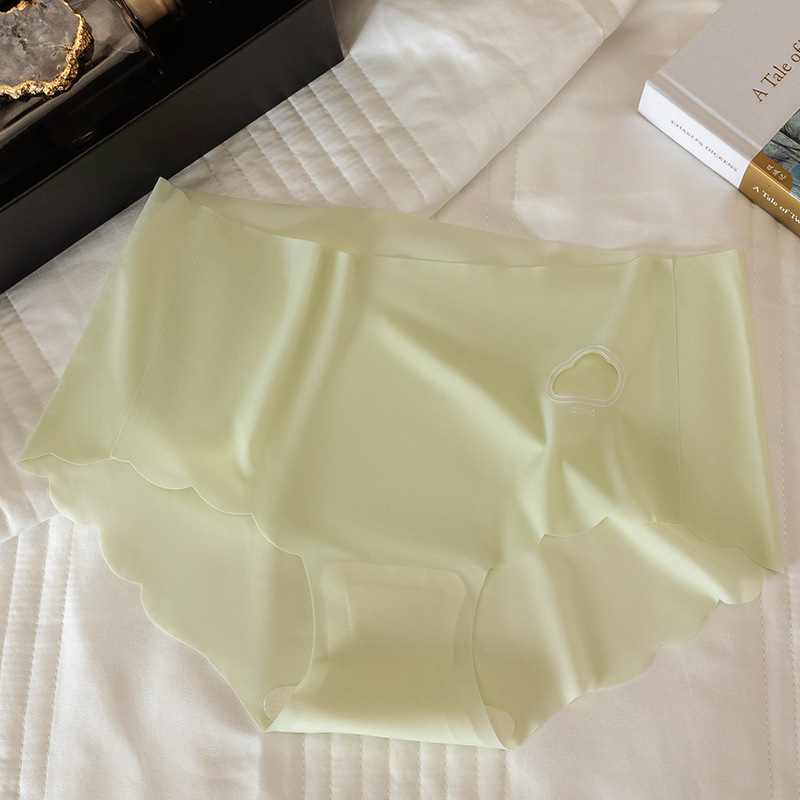 De las mujeres de seda Mora antibacteriano entrepierna sexy más tamaño delgada chica hielo triángulo shorts cabeza ropa interior sin costuras