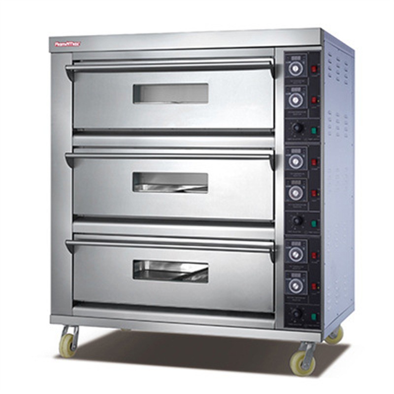 110V Baking Machine Electric Oven Three-Layer Large-Capacity Baking Oven Commercial Kitchen Hotel Kitchen Equipment Factory