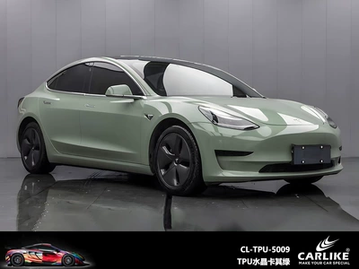 Automotive Film – Wrap, Five-Year Warranty, Self-Healing - 152-15m-tpu-crystal-khaki-green
