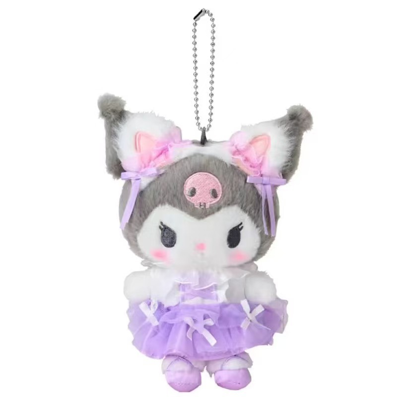日本のホットモデル女装ウサギの耳漫画バレエスーツリボンメロディー kt ぬいぐるみペンダント人形キーホルダー|undefined