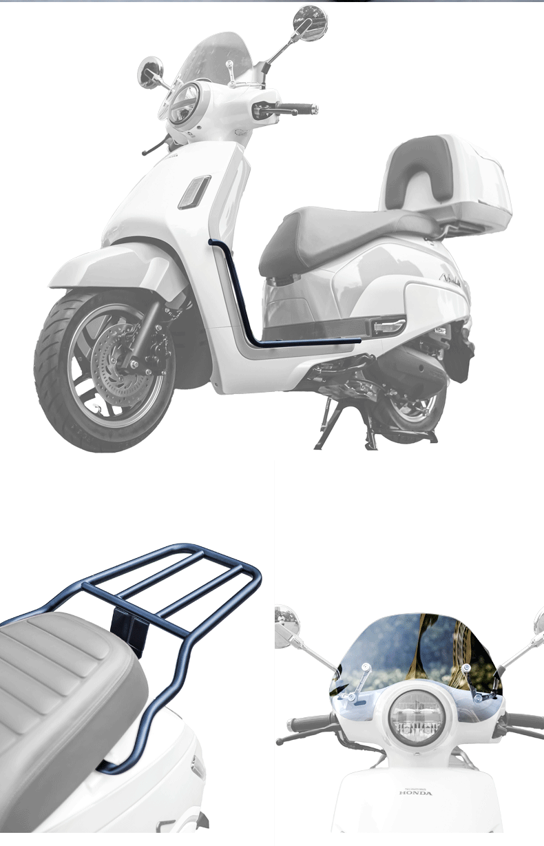 Suitable for 25 Models of Honda Ns125La Tail Box, Tail Rack, Rear Shelf, Modified Square Box Cargo Rack, Motorcycle Trunk