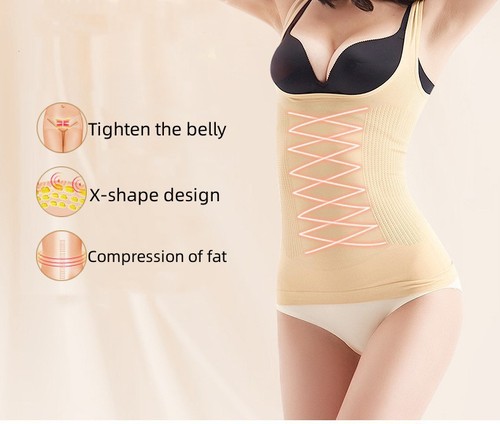 Cross-border hot selling sling body shaping seamless vest slim fit women's tight outer wear tummy control sports vest for women