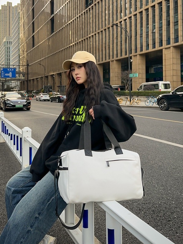 Bolsa de fitness portátil para hombre, compartimentos separados para ropa húmeda y seca, compartimento independiente para zapatos, bolsa de natación, bolsa de viaje para mujer, bolsa para viajes de negocios, bolsa de viaje ligera