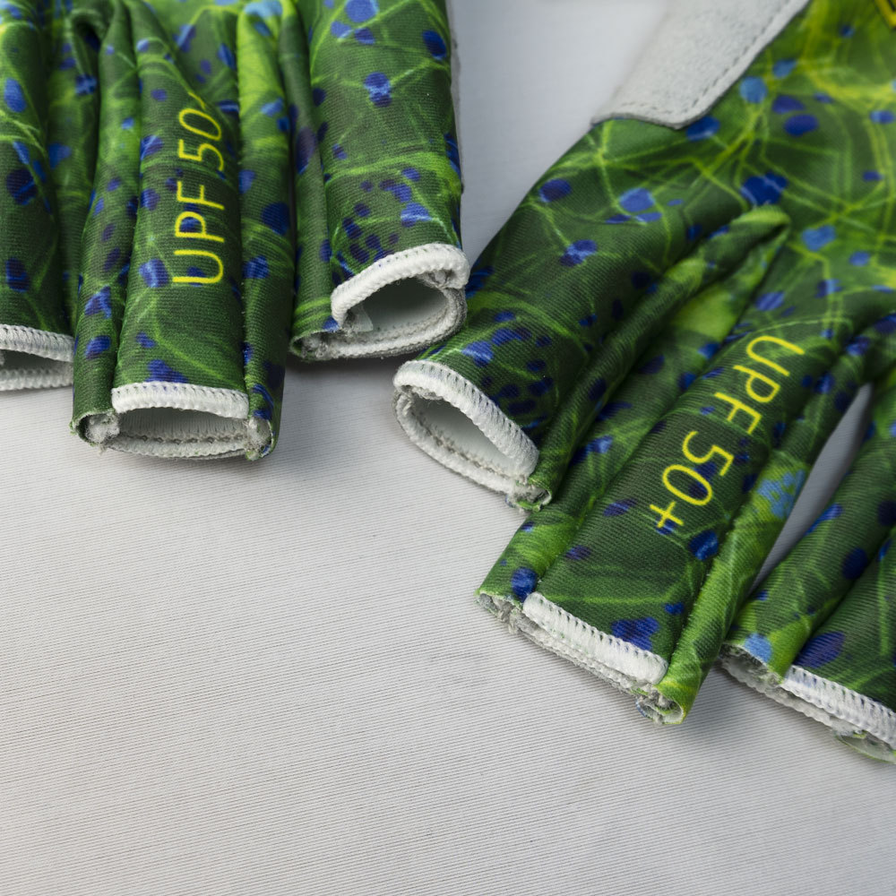 UPF50 +钓鱼手套 防紫外线 防滑手套防晒 半指 户外海钓路亚手套