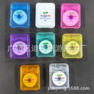 Foreign trade Factory Direct Micro wax high tension 50 m floss nylon thread with logo Oval packing box