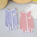 Pet Cat Jesuel Cat после родов, операции на одежде, противоречивой и Weeaear 23 полосатая кошка Jesuel Clothing