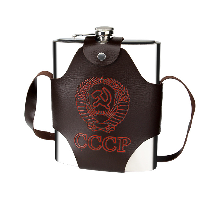 A5L加厚酒壺不鏽鋼3042斤5斤便攜酒壺隨身家用酒具戶外扁酒瓶