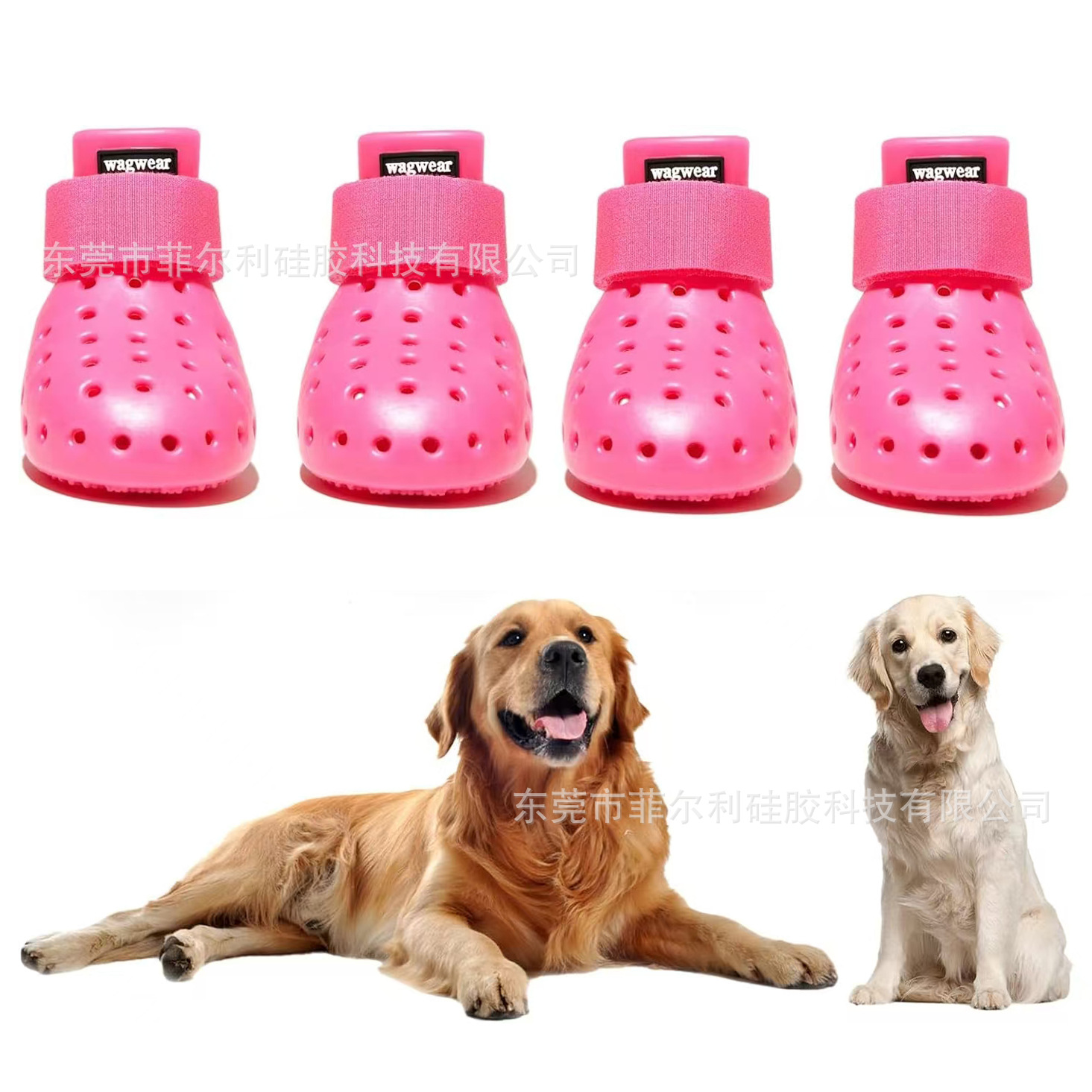 새로운 국경 대외 무역 개 악어 신발 부츠 봄, 여름, 가을 개 샌들 야외 미끄럼 방지 및 청소가 쉬운 애완 동물 신발