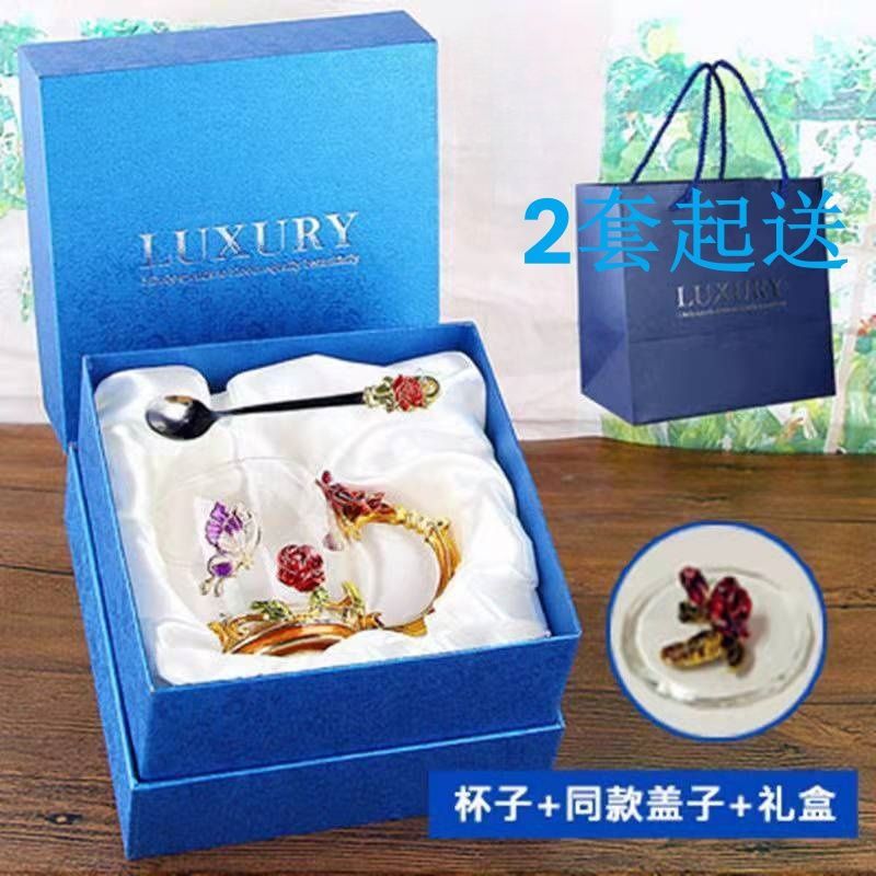 Vaso de vidrio tallado de mujer de estilo europeo, regalo creativo para el hogar, decoración del día de San Valentín, tazas de cubiertos, tazas de agua