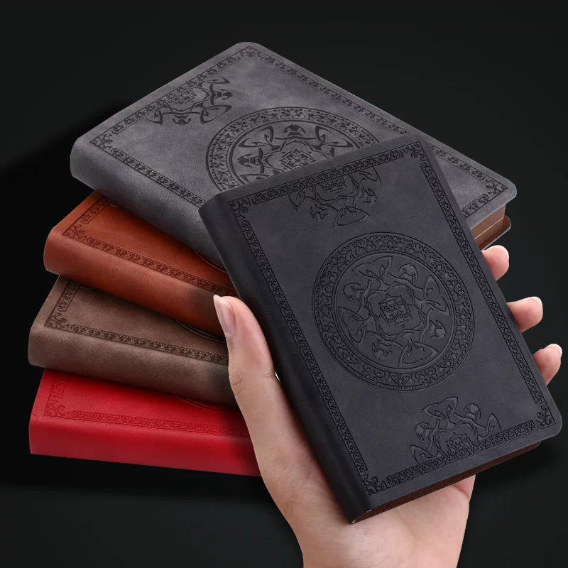 Pocket small retro notebook, laptop, book