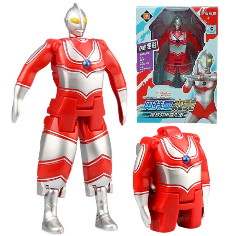 Transformable Toy Ultraman Tiga Zero Superhero Monster Dinosaur Battle Dragon Egg Boy Gift Transformable