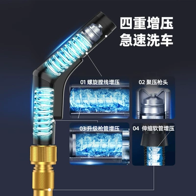 pipe hose tap water nozzle – High pressure car wash water gun