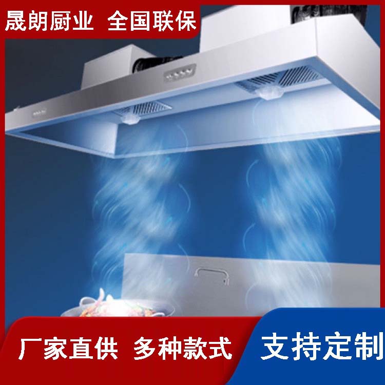商用油烟机不锈钢吸油烟机饭店环保净化器一体机强劲排烟罩