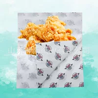 Фабрика подгоняла мясную булочку Картофель фри гамбургер фаст-фуд тарелка Pad бумага все виды цветной печати логотипа бумага для гамбургера
