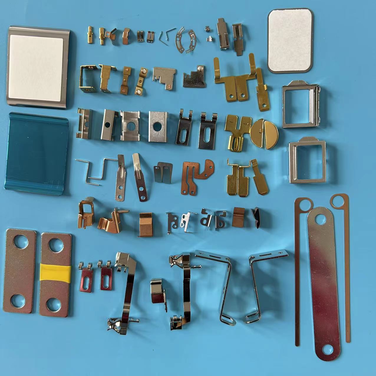 不锈钢美容器材电位器弹片电池电路板导电电子镀金小五金接触片