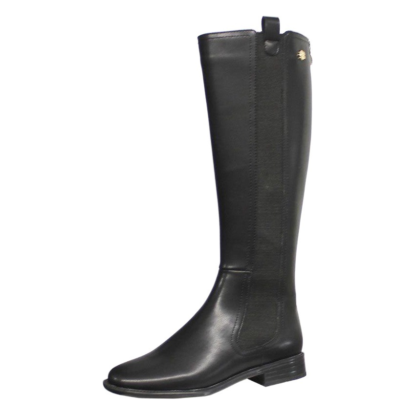 Botas Altas de Caballero para Mujer de Cuero Sintético Resistente al Desgaste para Uso Diario
