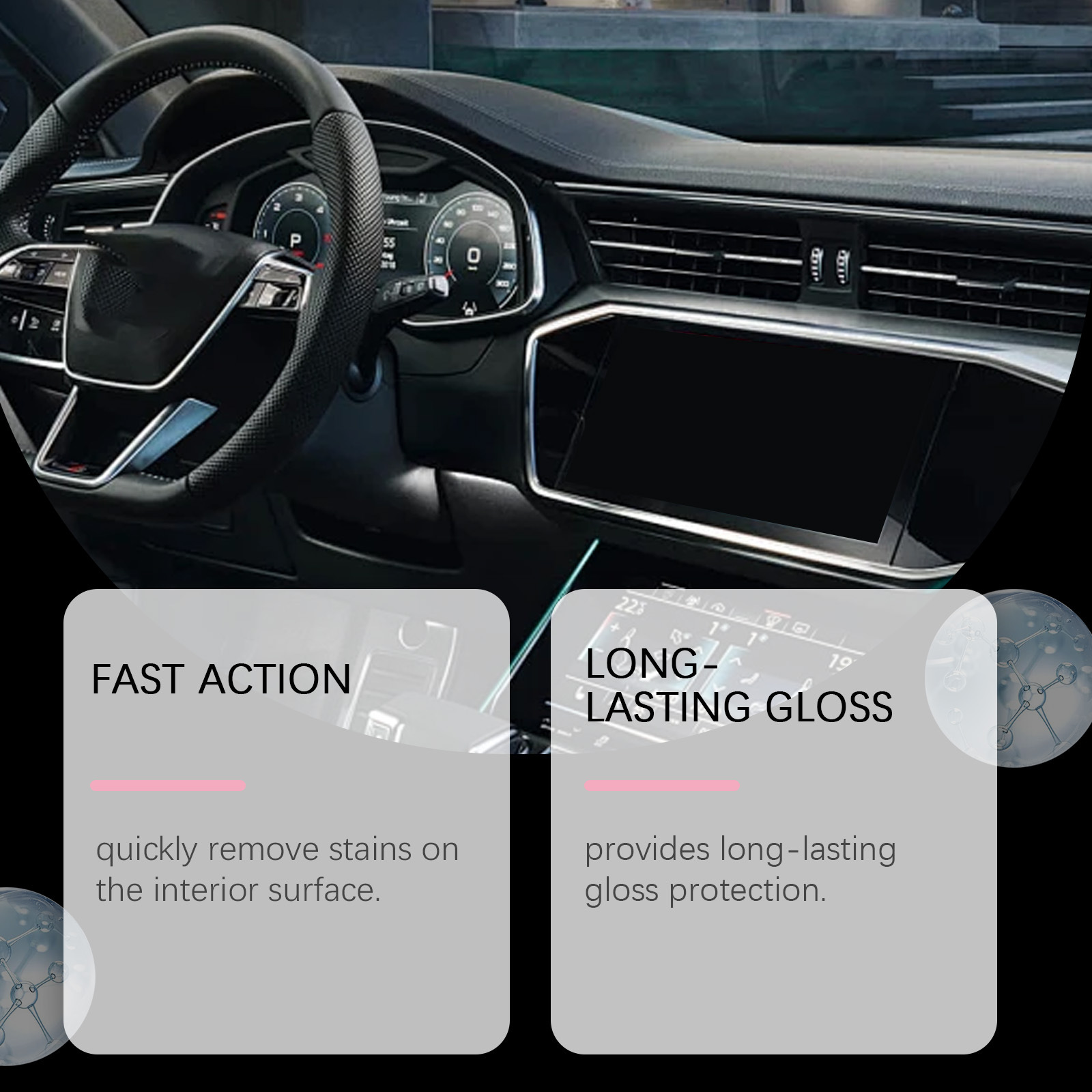 Rayhong Car Interior Polish Car Leather Interior Maintenance Cleaning Care Polishing Renovation Agent