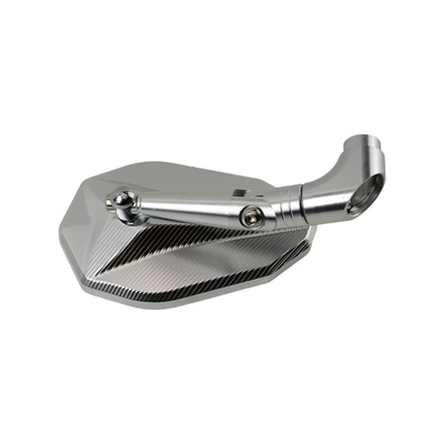 Car mirror chrome-plated housing, wide-angle reflector