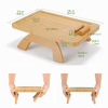 Wooden foldable simple coffee sofa from natural wood, suitable for import, new collection