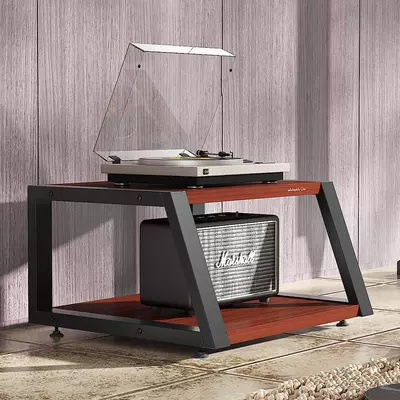 Machine Audio-visual Cabinet Equipment Rack | Electric car big tripod - y02-teak-2-layers