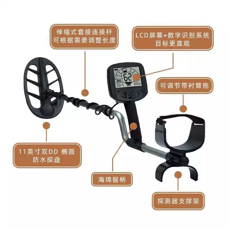 Охотник за головами платинный металлоискатель подземный археологический ручной охота за сокровищами новая версия с высокой точностью
