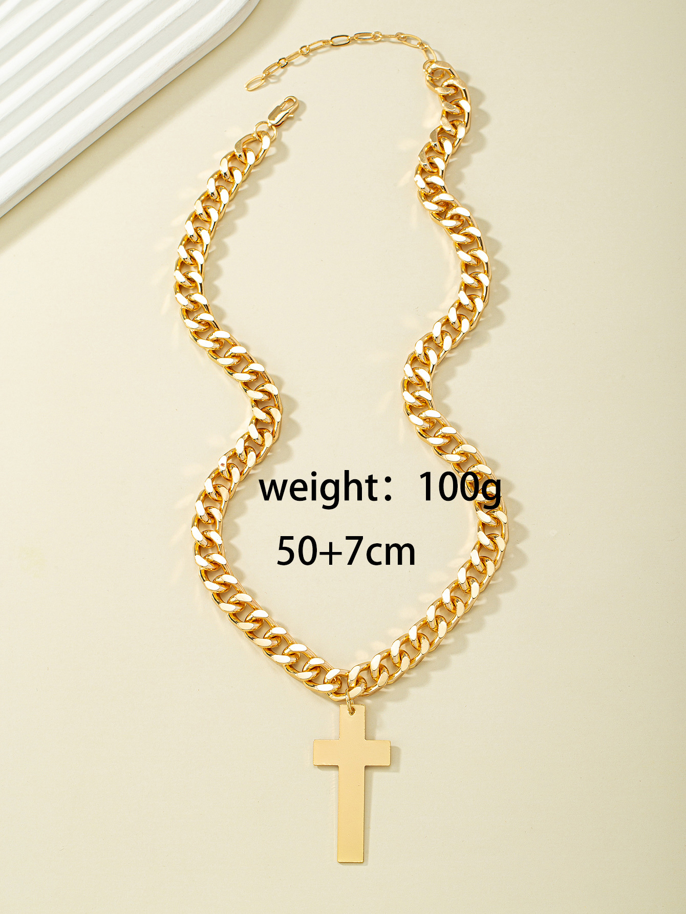 1 Piece Fashion Cross Alloy Plating Chain Womenu0027S Pendant Necklace