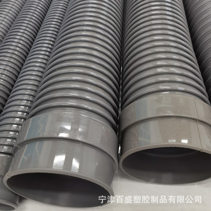 客车暖风机吹面风管 吹脚风管 加热器灰色阻燃风管可加保温海绵