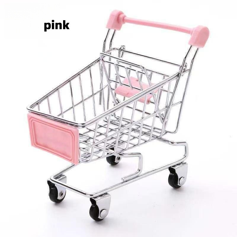 Mini Carrito de Compras Decorativo Pequeño de Hierro, para Almacenamiento de Juguetes image 6