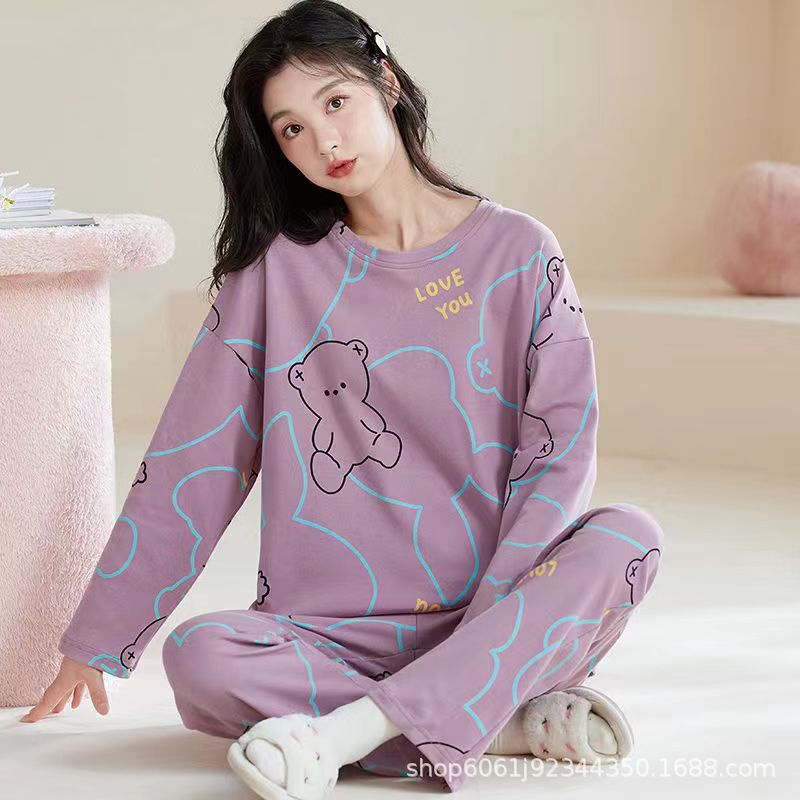 긴 소매-모델 곰