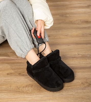 2020新款插电可行走电暖鞋充电暖脚宝分脚可走电热鞋取暖鞋加热鞋