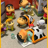 Crayon Shin-chan Daily Series Модные фигурки в слепых коробках Игрушки Периферийные куклы Настольные украшения Куклы Подарки.