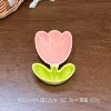 Pink tulip saucers (full box: 300 pieces/box)
